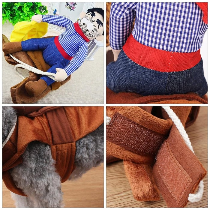 Dog Costume – Cowboy Rider Outfit