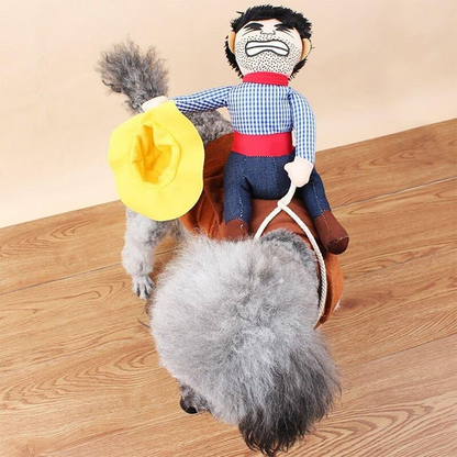 Dog Costume – Cowboy Rider Outfit